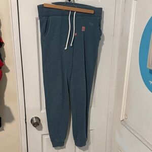 women’s Blue  green Jogger Pants with 80’s vibe xs